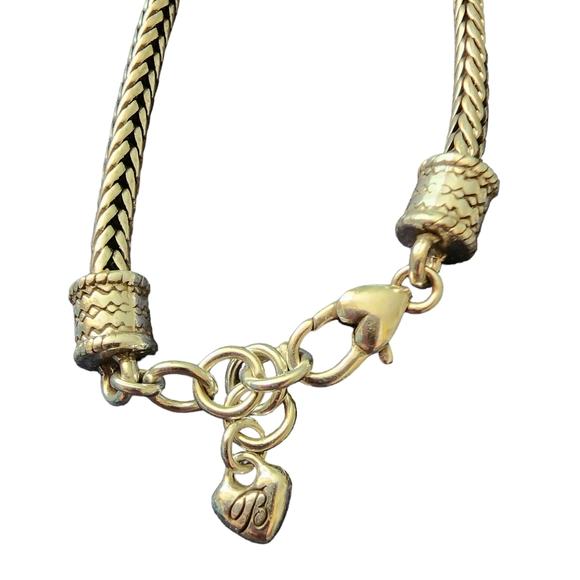 BRIGHTON Retired Silver Flower Victorian Bracelet - Picture 5 of 5